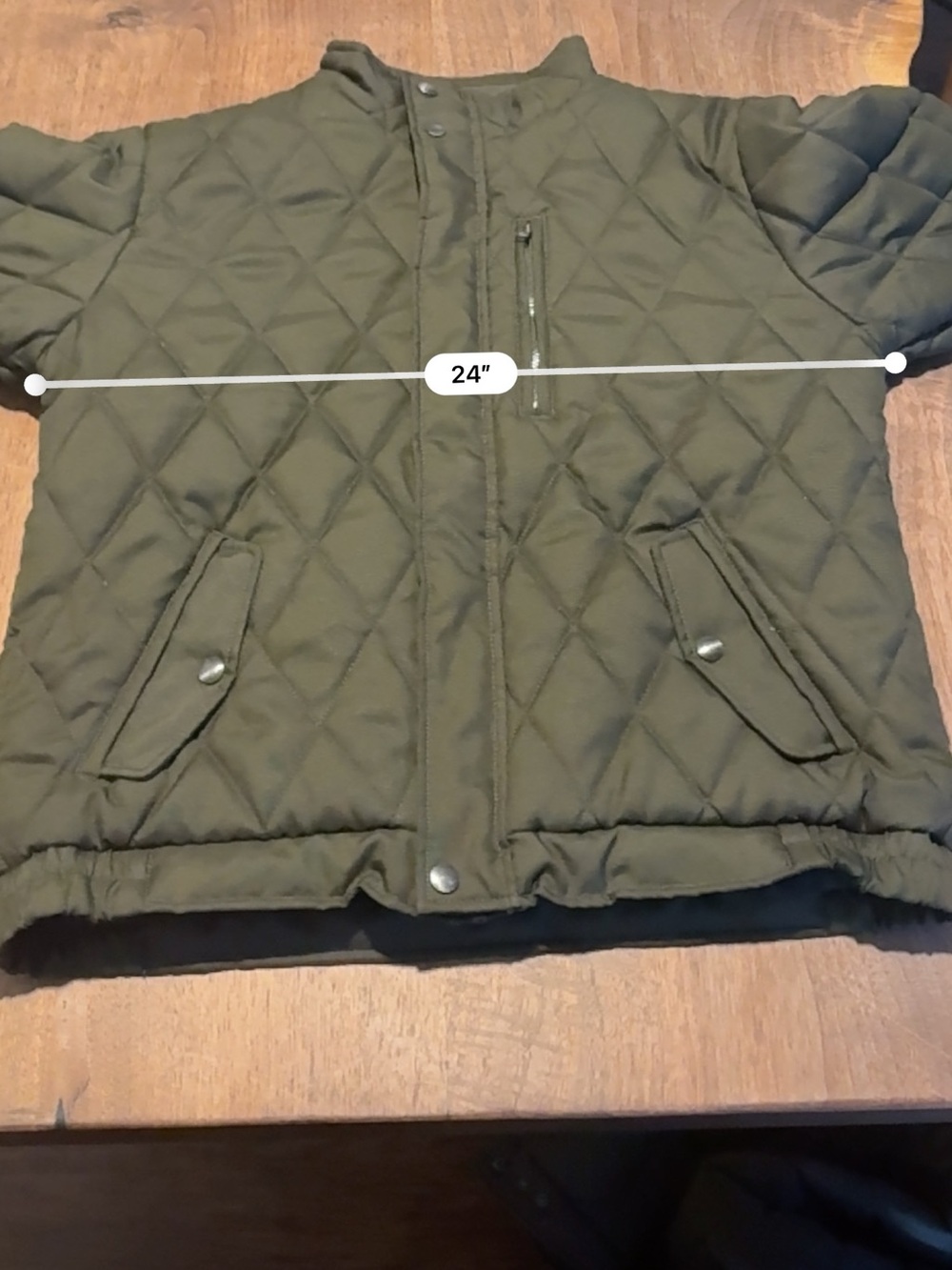 OUTDOOR LIFE Quilted Military Jacket - M - Picture 10 of 12